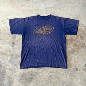 1990s Y2k Adidas Tee Mens size L Large